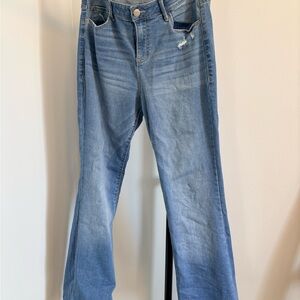 Knox Rose Light Blue Flare Jeans